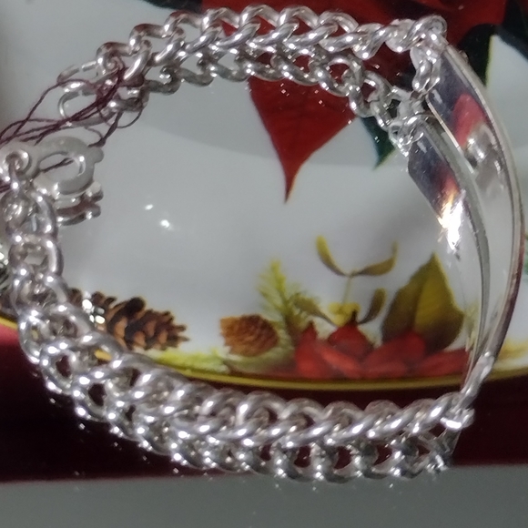 Men's .925 Sterling Silver ID Bracelet - Picture 4 of 4